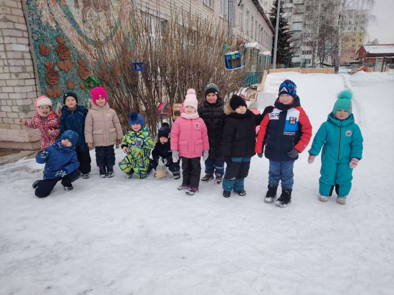 Покормите птиц зимой!