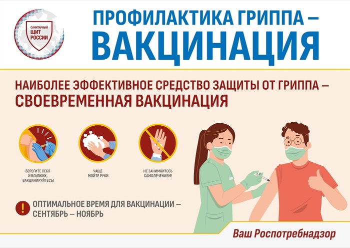#ВакцинацияПрафилактикаГрипп